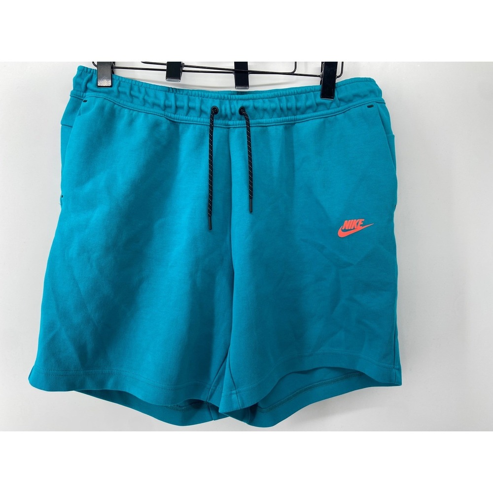 Nike Shorts Mens 2XL Blue Tech Fleece CU4503-440 Athletic Gym Workout Train 7"